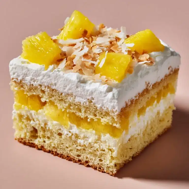 Hawaiian Pineapple Coconut Poke Cake Recipe