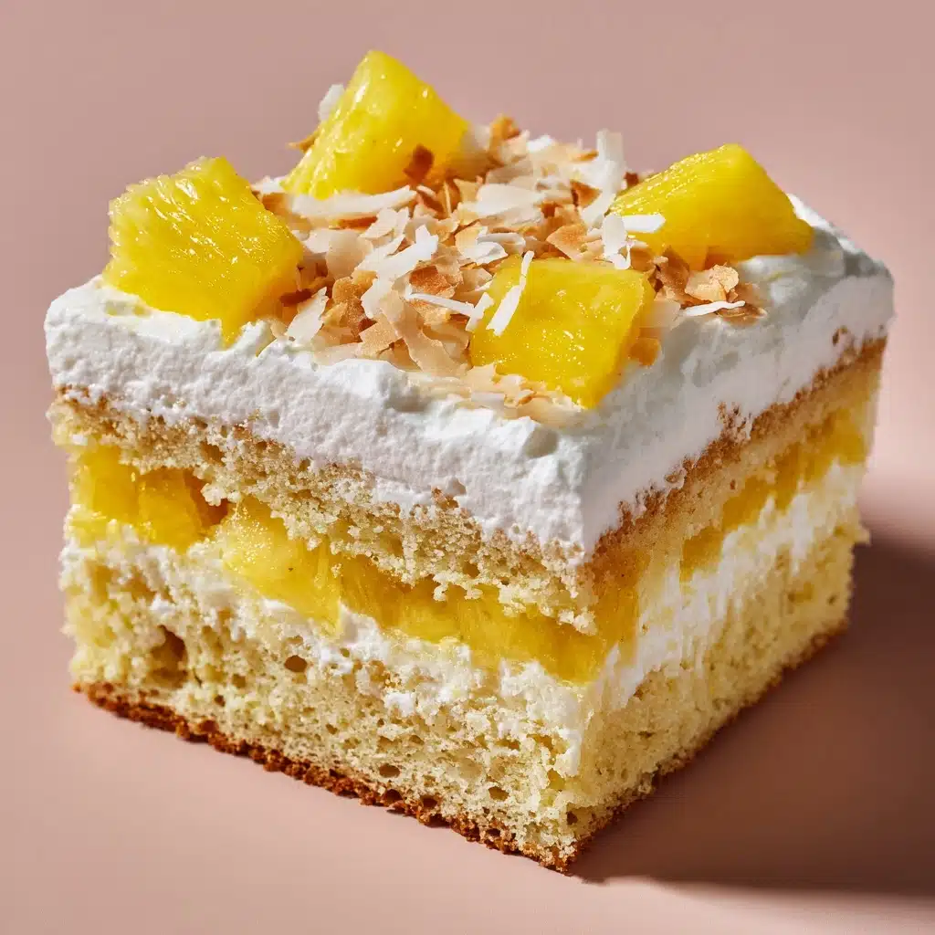 Hawaiian Pineapple Coconut Poke Cake Recipe