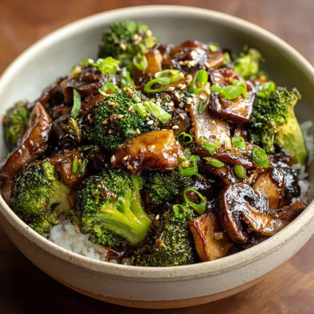 Broccoli and Mushroom Stir Fry Recipe - Recipe Image