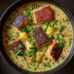 Creamy Blackened Salmon Chowder Recipe