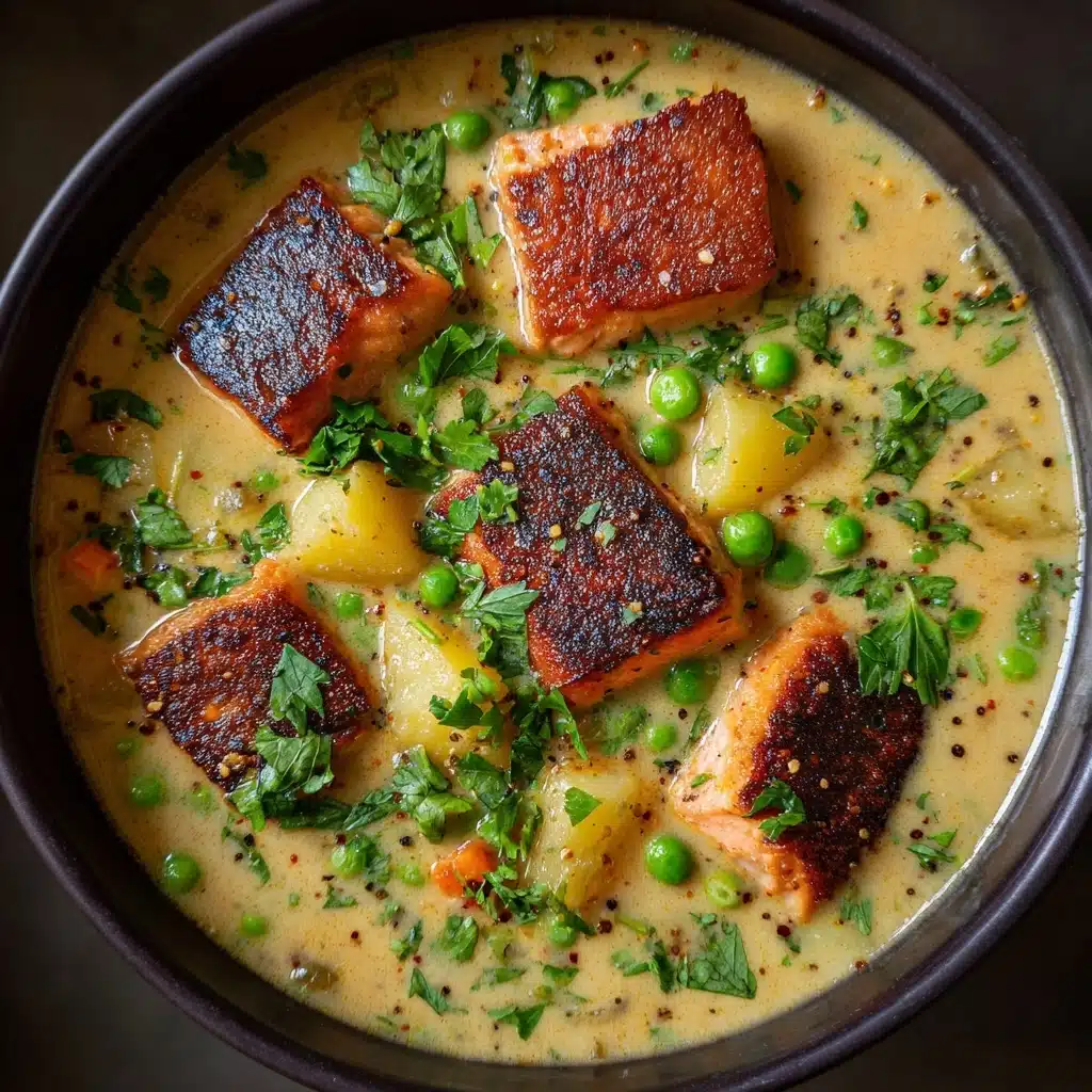 Creamy Blackened Salmon Chowder Recipe