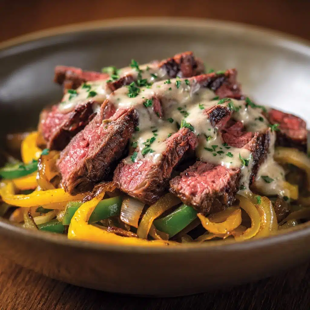 Philly Cheesesteak In A Bowl Recipe - Recipe Image