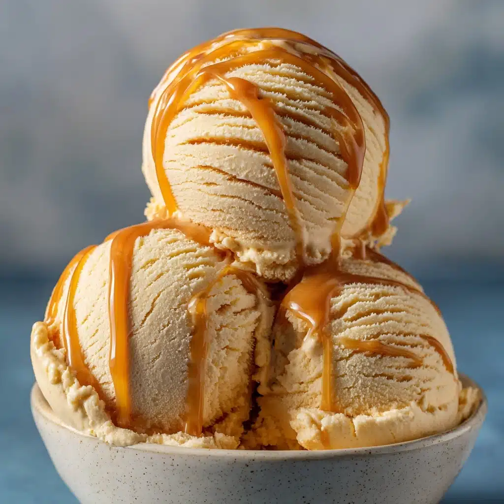 Homemade Salted Caramel Ice Cream Recipe - Recipe Image