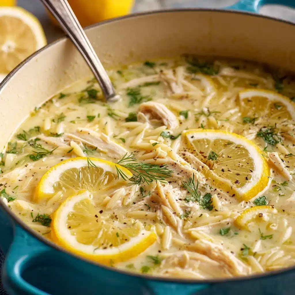 Avgolemono (Greek Egg and Lemon Soup) Recipe - Recipe Image