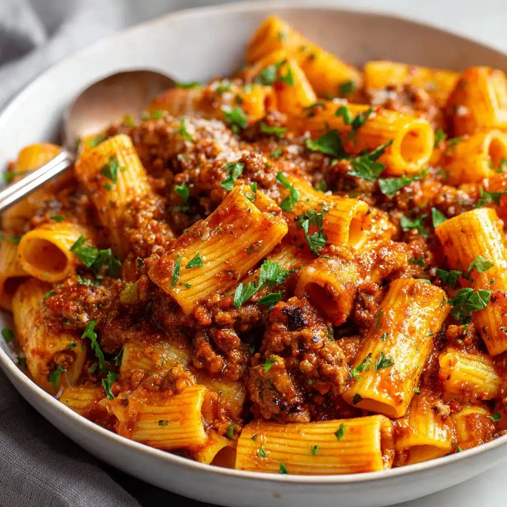 Beef Pasta in Tomato Sauce Recipe