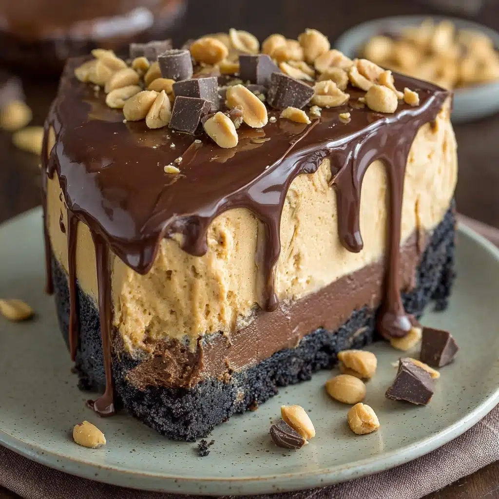 Hot Fudge Peanut Butter Pie Recipe - Recipe Image