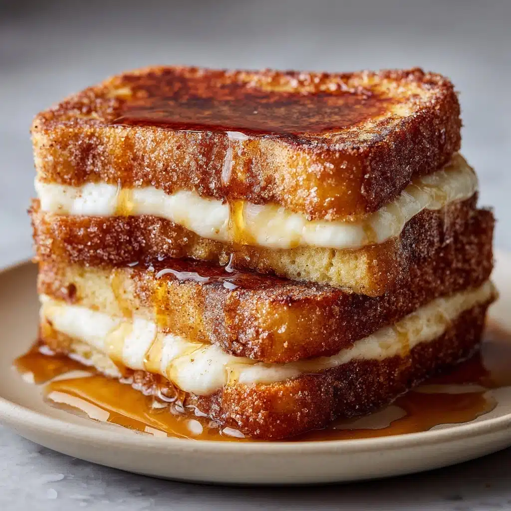 Churro Stuffed French Toast with Cinnamon Sugar Recipe - Recipe Image