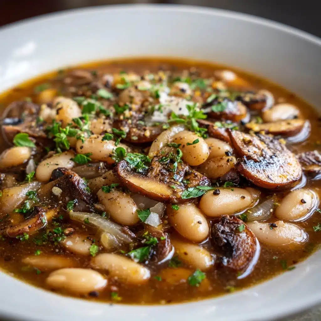 Earthy Mushroom and White Bean Stew Recipe - Recipe Image