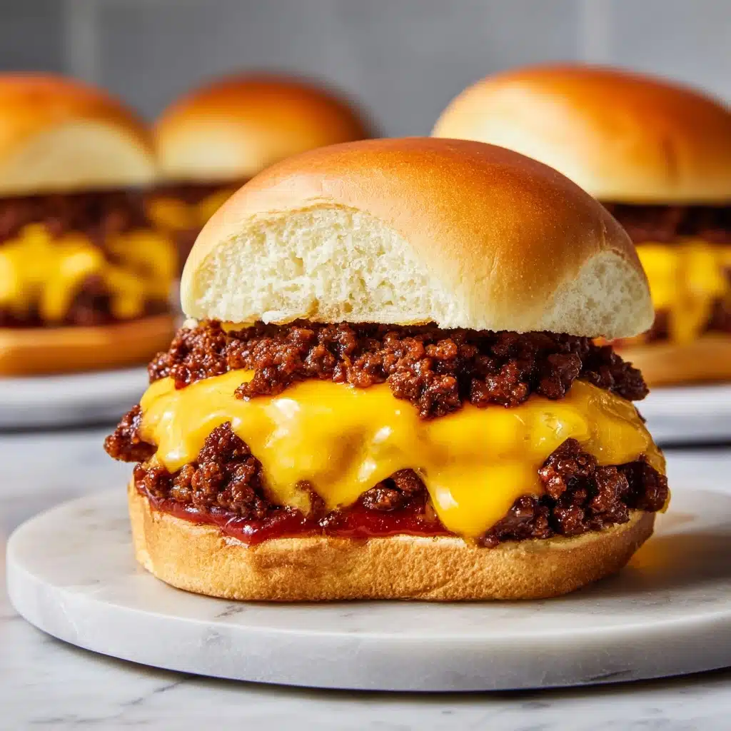 Chopped Cheeseburger Sliders Recipe - Recipe Image