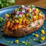 BBQ Chicken Stuffed Sweet Potatoes Recipe