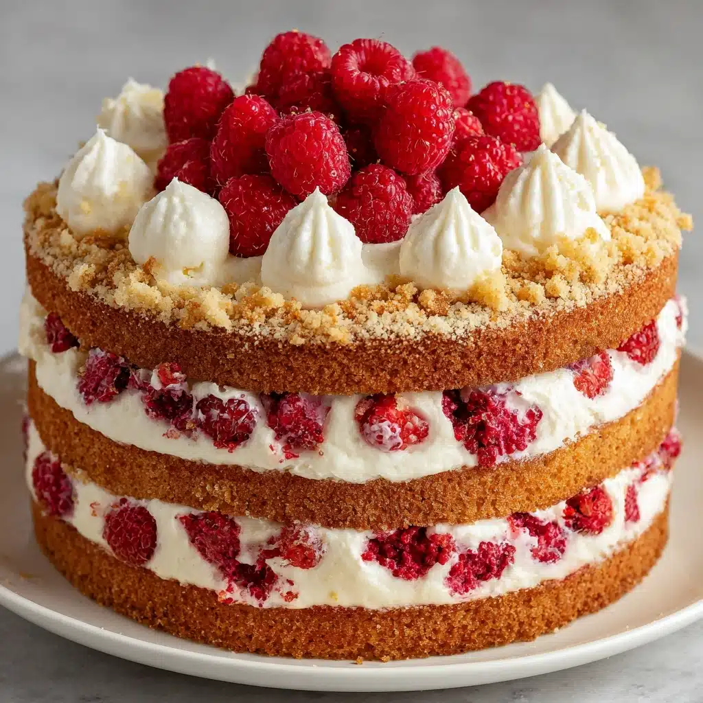 White Chocolate Raspberry Cake Recipe - Recipe Image