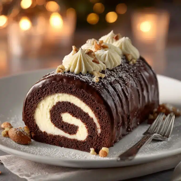 Yule Log Cake (Bûche de Noël) Recipe