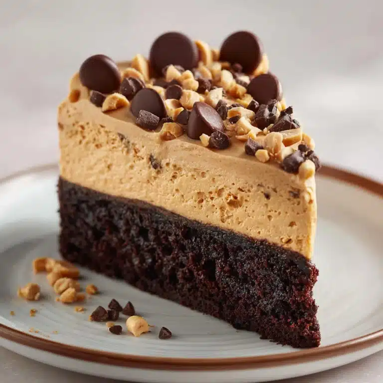 Chocolate Peanut Butter Poke Cake Recipe