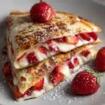 Strawberry Cheesecake Quesadilla Recipe