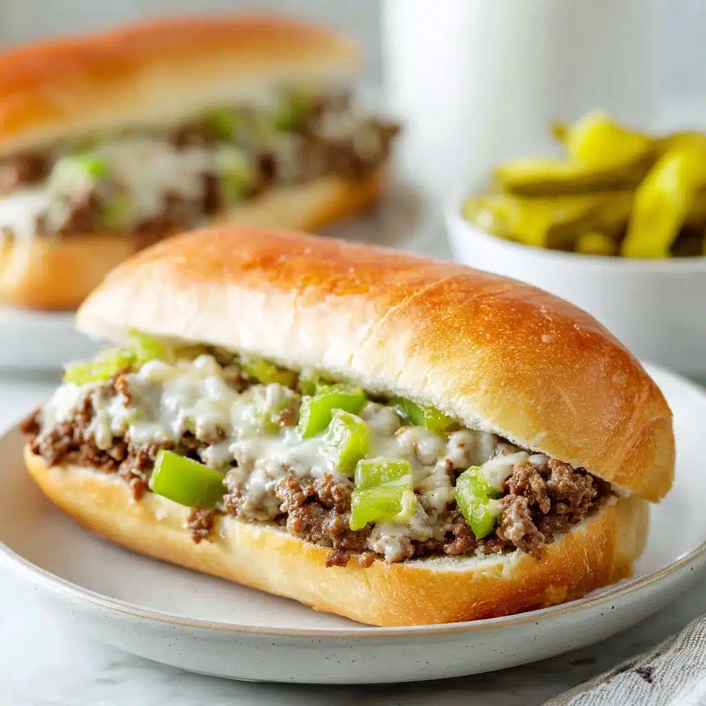 Ground Beef Philly Cheese Steak Recipe - Recipe Image