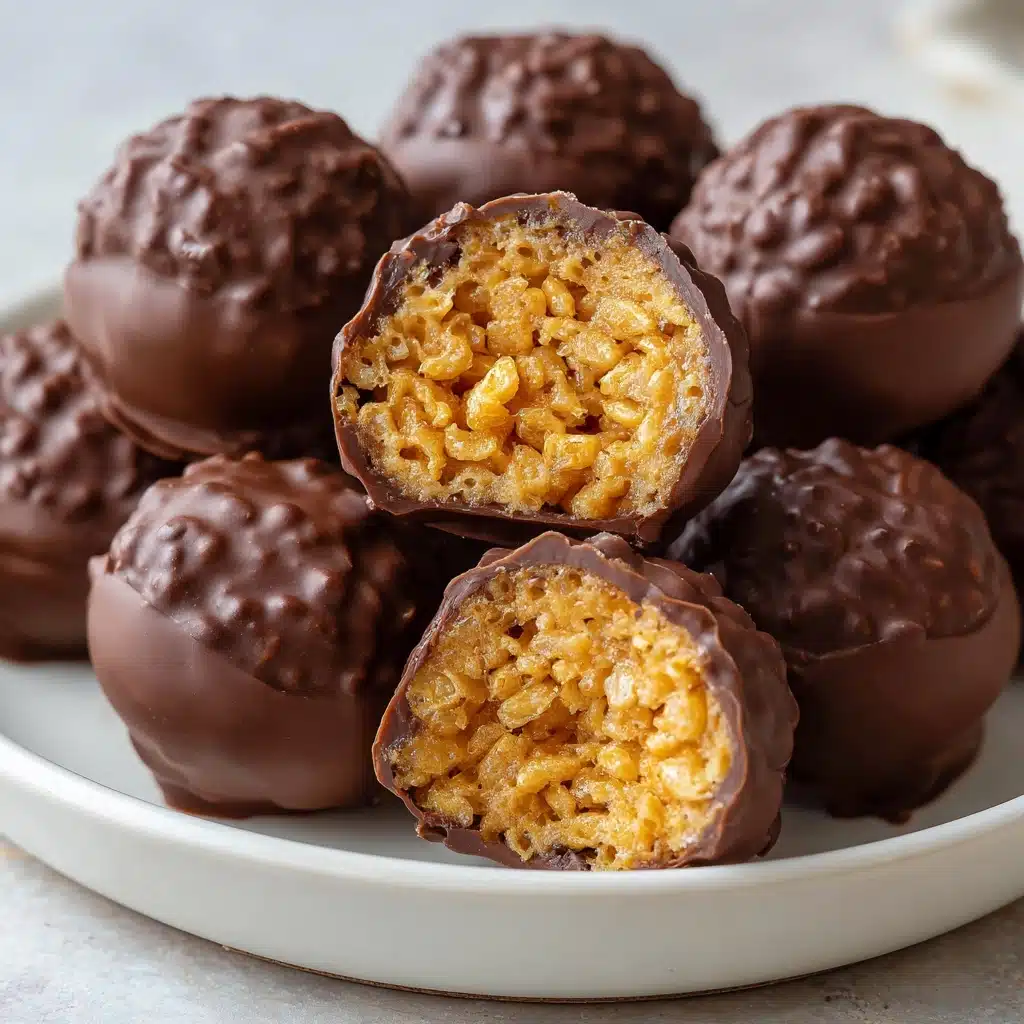 Peanut Butter Balls with Rice Krispies Recipe - Recipe Image