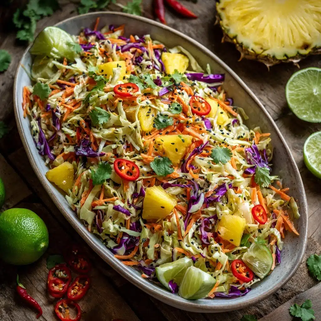 Spicy Pineapple Slaw Recipe