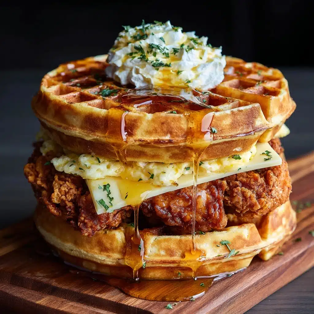 Chicken and Waffles Sliders Recipe - Recipe Image