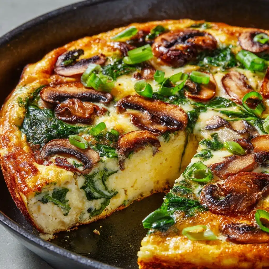 Mushroom and Spinach Frittata Recipe - Recipe Image
