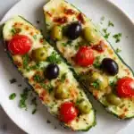 Mediterranean Stuffed Zucchini Recipe
