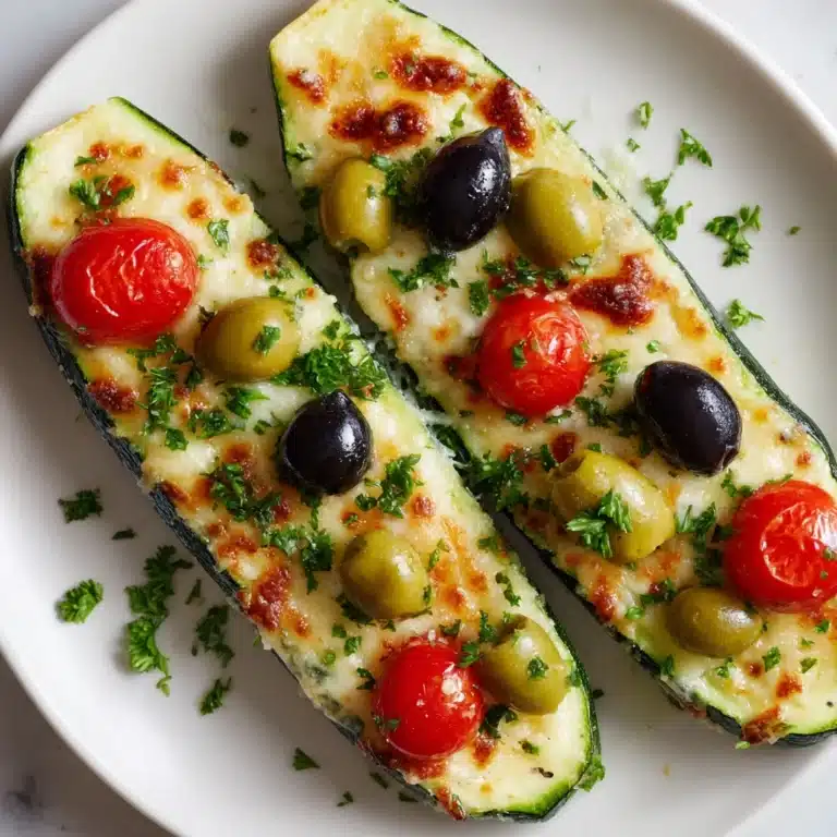 Mediterranean Stuffed Zucchini Recipe