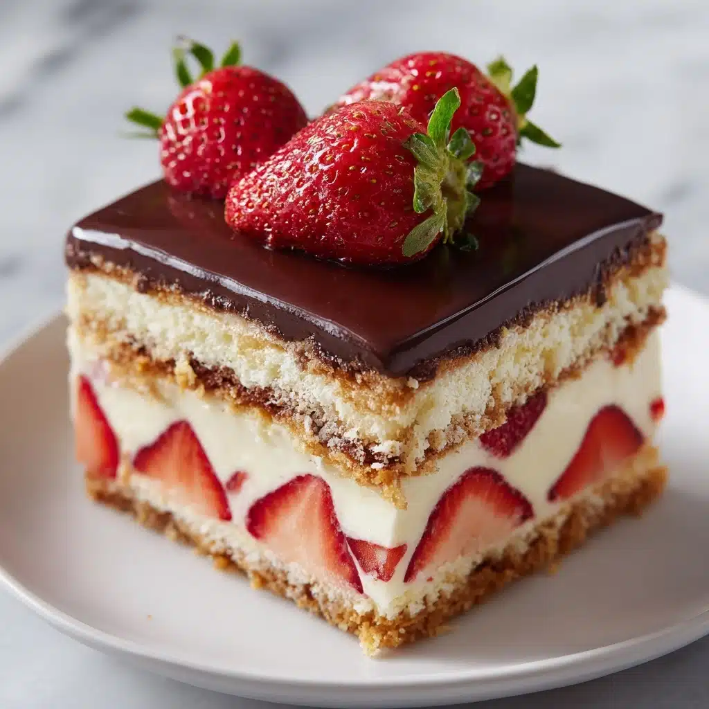 Strawberry Eclair Cake Recipe