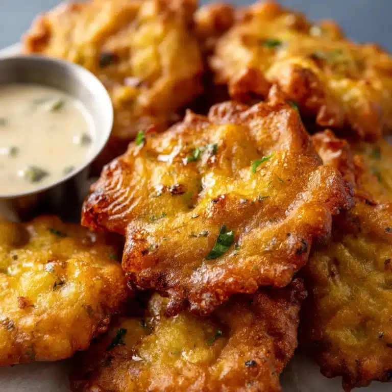 Dill Pickle Chicken Fritters Recipe
