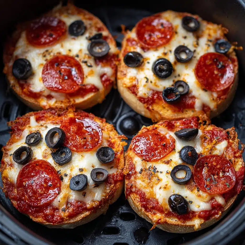 Air Fryer Pizza Bagels Recipe - Recipe Image