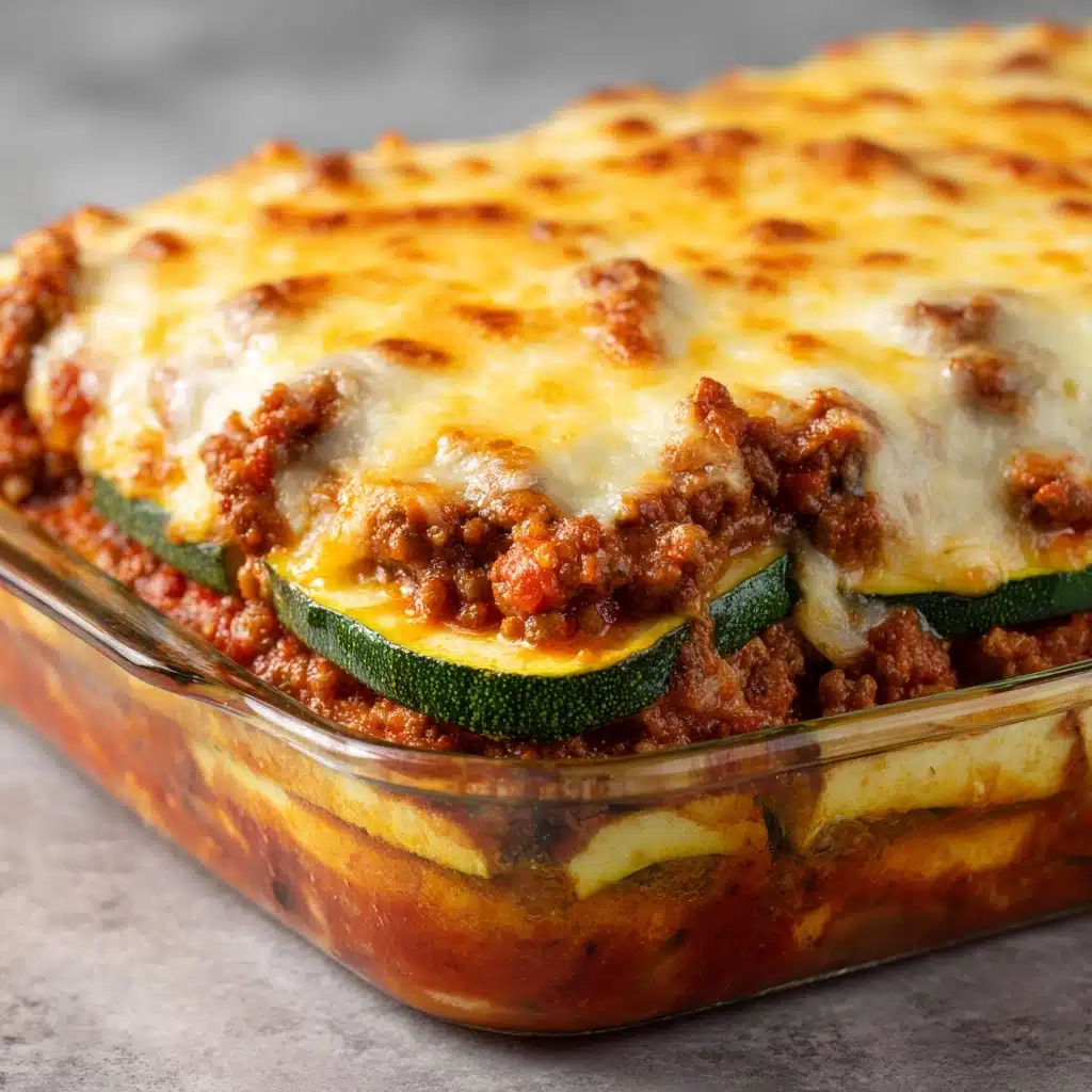 Zesty Zucchini Beef Casserole Recipe - Recipe Image