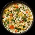 White Chicken Lasagna Soup Recipe