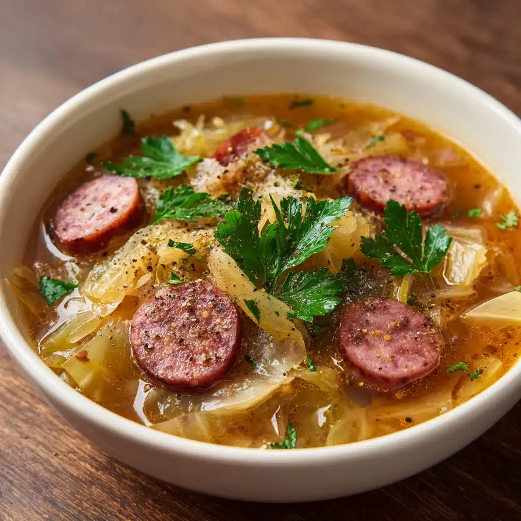 Kielbasa and Cabbage Soup Recipe - Recipe Image