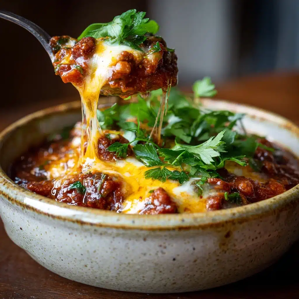 Slow Cooker Cheesy Burger Flavored Soup Recipe - Recipe Image