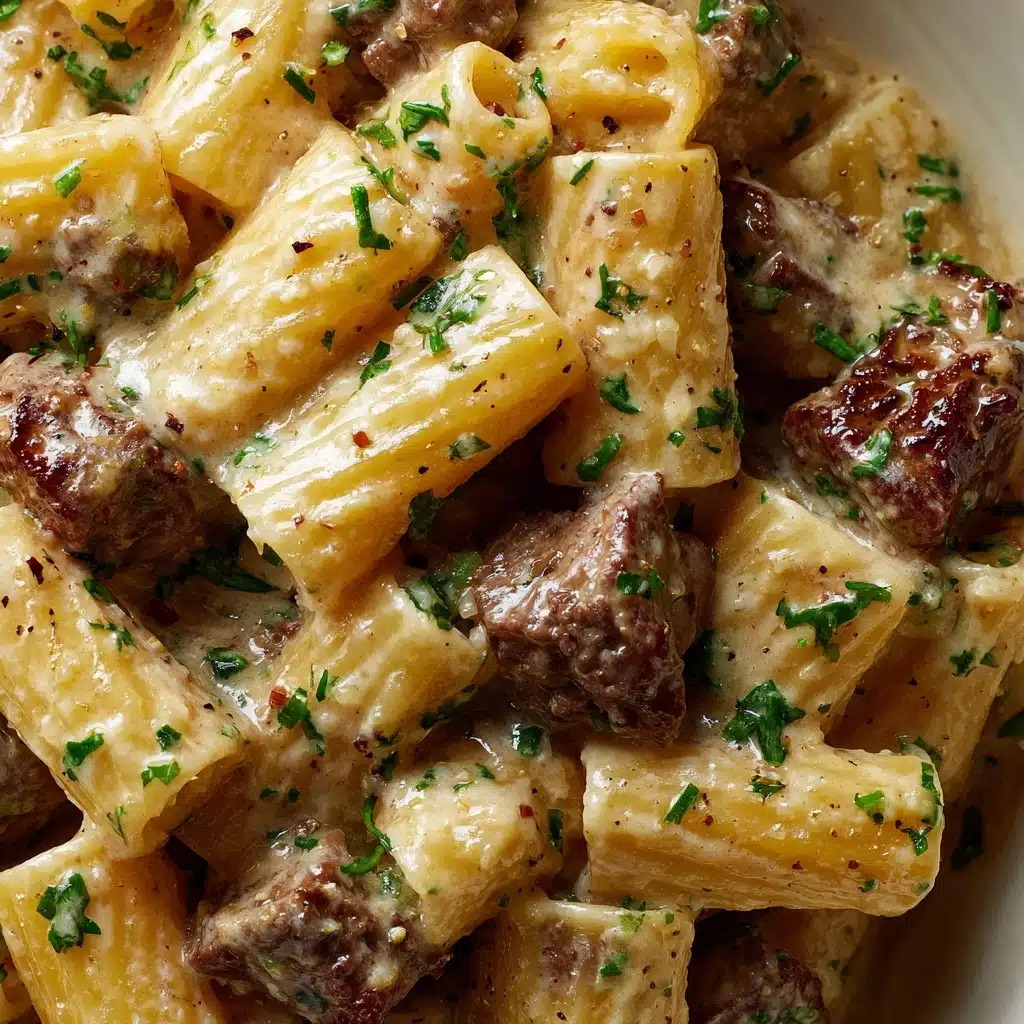 Creamy Slow Cooker Beef Pasta Recipe - Recipe Image