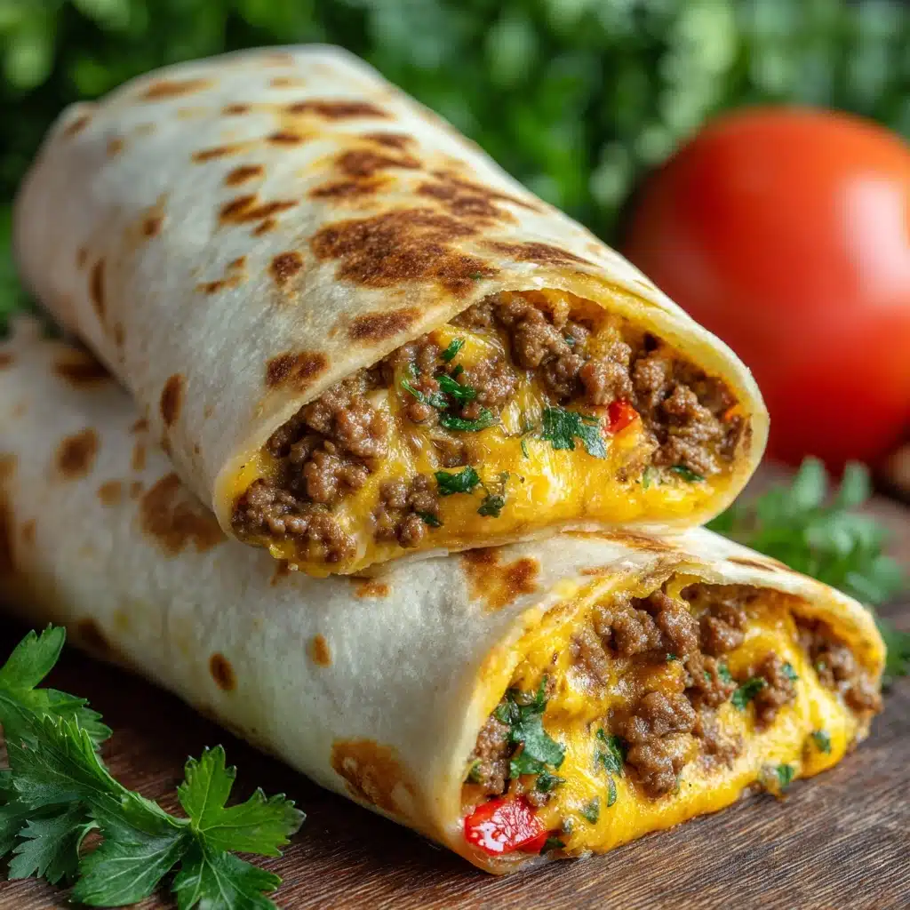 Nacho Cheese Beef Wrap Recipe - Recipe Image