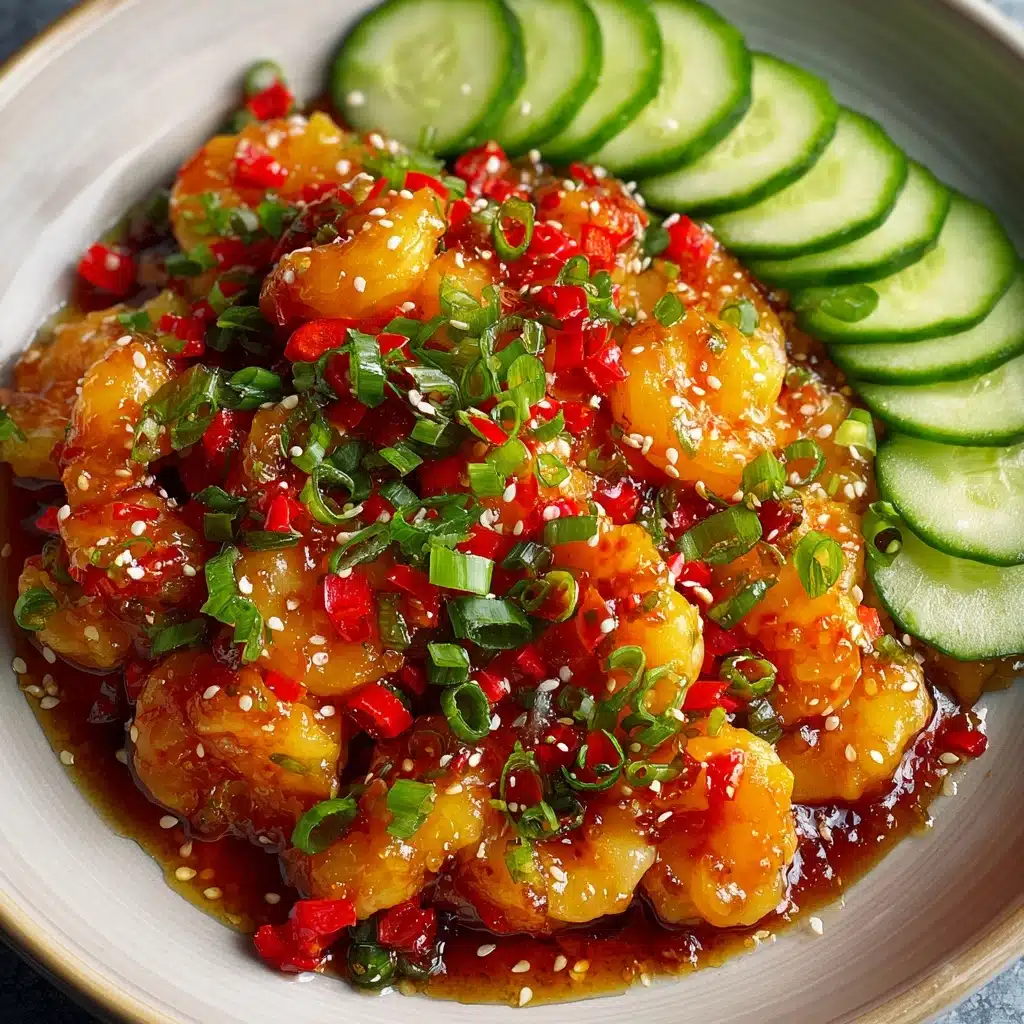 Asian Chilli Garlic Prawns Recipe - Recipe Image
