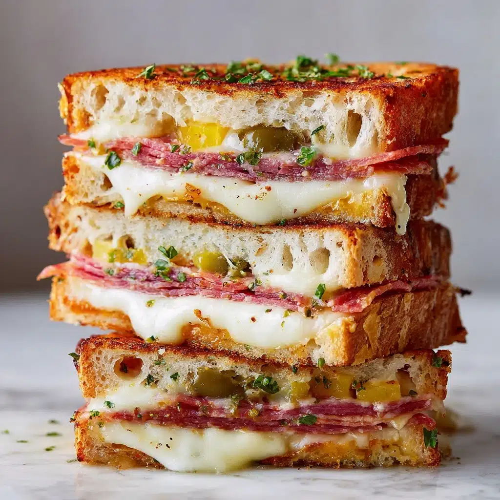 Classic Italian Muffuletta Sandwich Recipe - Recipe Image