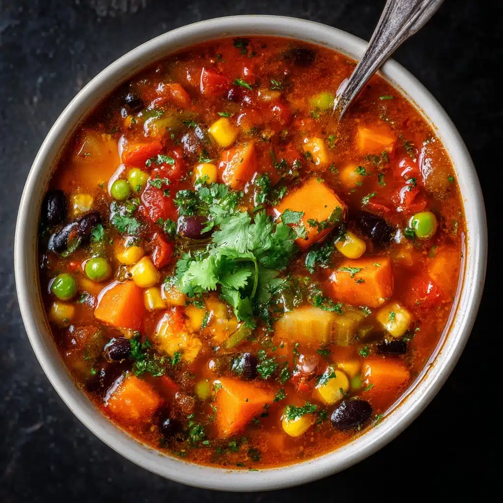 Black-Eyed Pea Sweet Potato Chili Recipe - Recipe Image