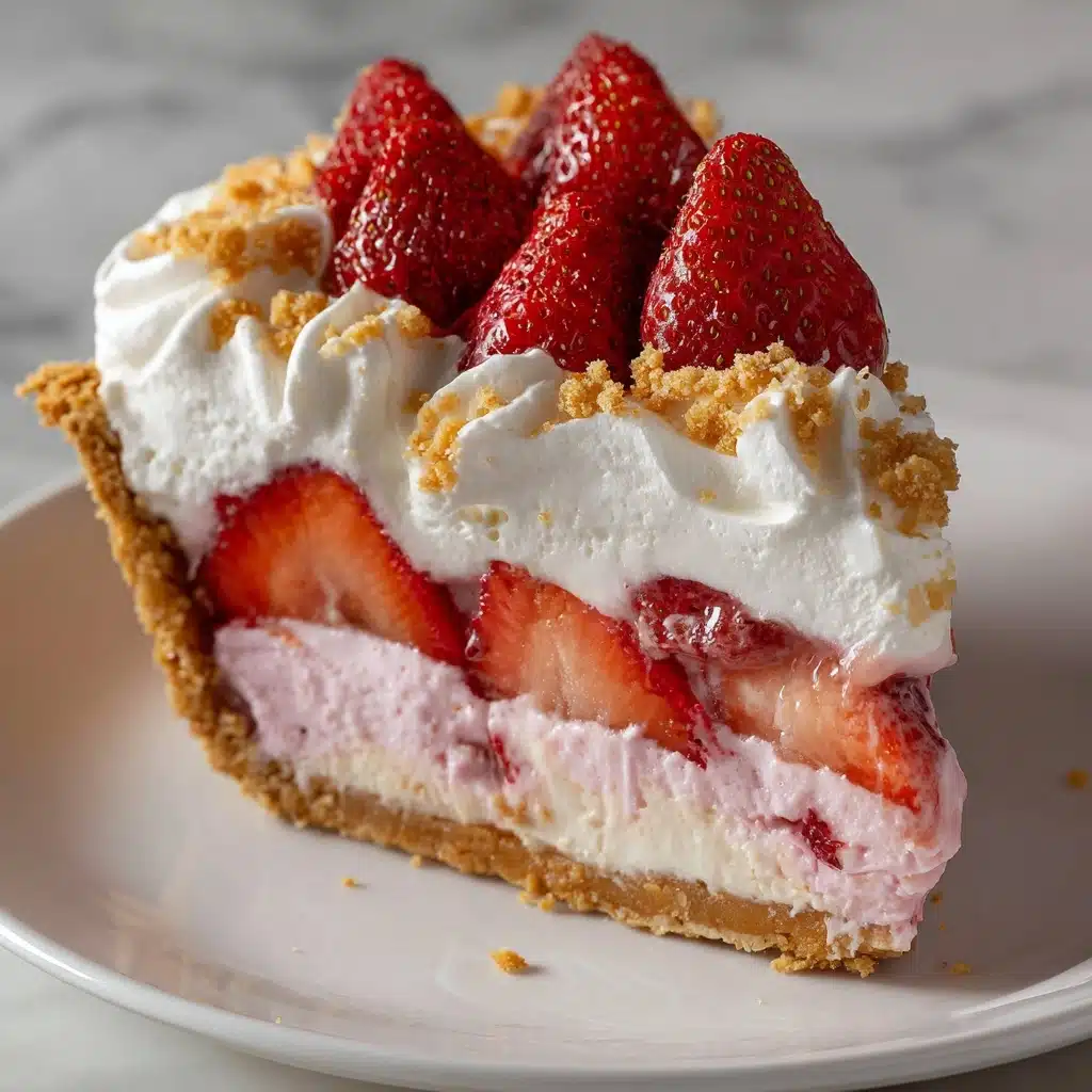 No-Bake Strawberry Crunch Cheesecake Recipe