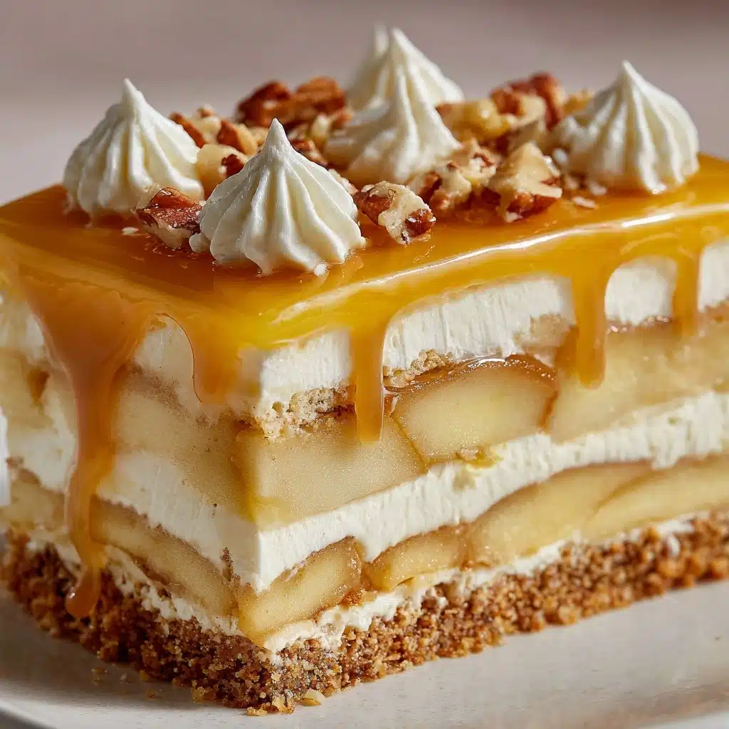 Caramel Apple Éclair Cake Recipe - Recipe Image