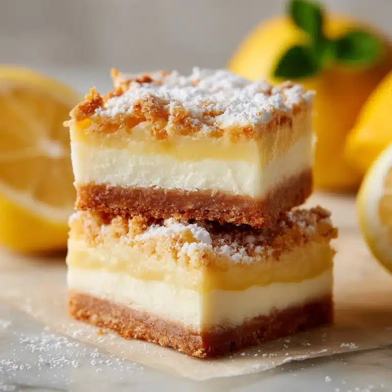 Lemon Cream Cheese Bars Recipe