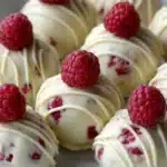 White Chocolate Raspberry Cheesecake Balls Recipe
