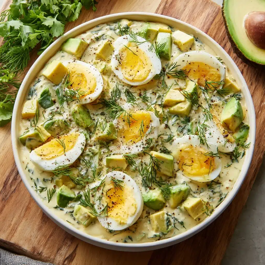 Keto Avocado Egg Salad Recipe