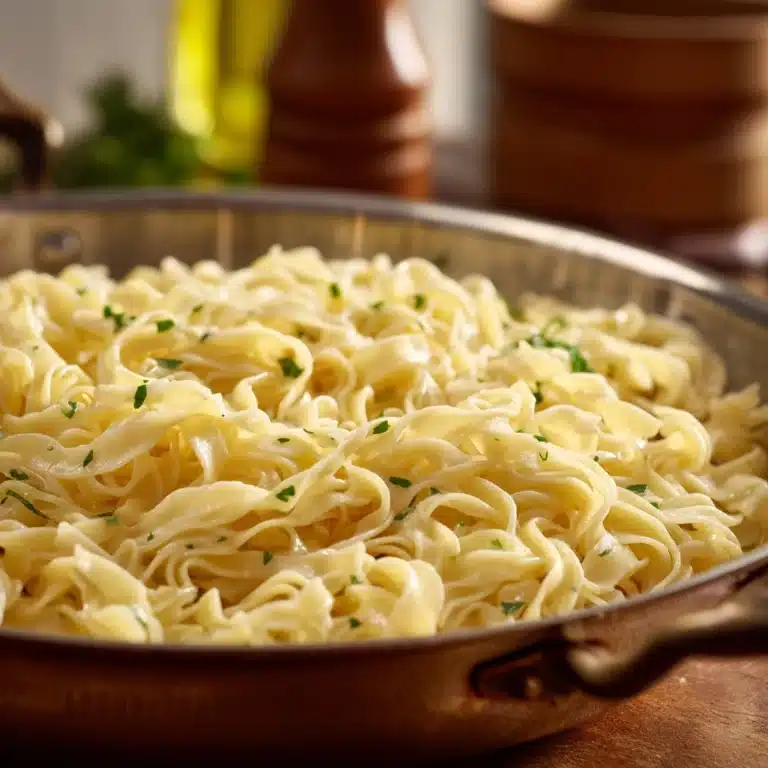 Easy One Pan Buttered Noodles Recipe