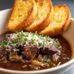 French Onion Beef Short Rib Soup Recipe