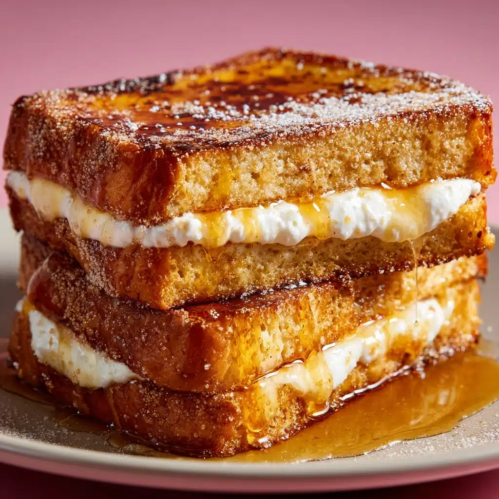 Churro Stuffed French Toast with Cinnamon Sugar Recipe - Recipe Image