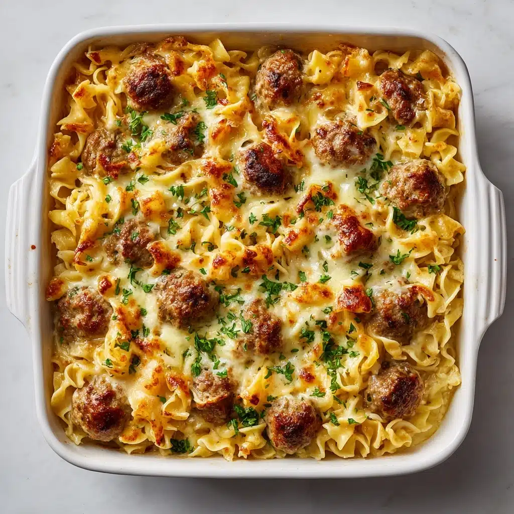 Swedish Meatball Noodle Bake Recipe - Recipe Image