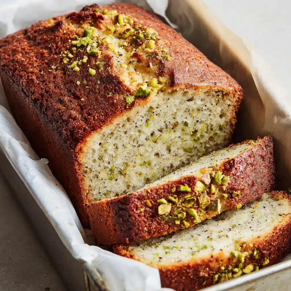 Pistachio Pudding Bread Recipe
