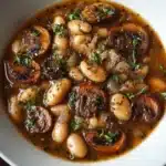 Earthy Mushroom and White Bean Stew Recipe