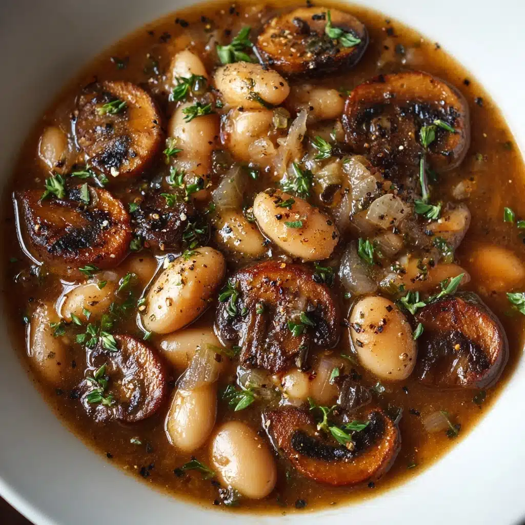 Earthy Mushroom and White Bean Stew Recipe - Recipe Image