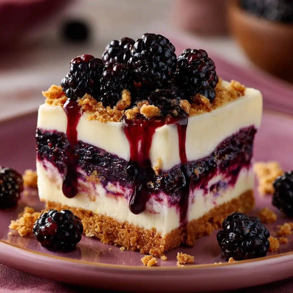 Blackberry Pretzel Dessert Recipe - Recipe Image